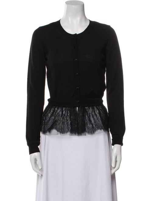 Red Valentino Wool Scoop Neck Sweater