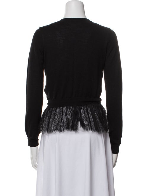 Red Valentino Wool Scoop Neck Sweater