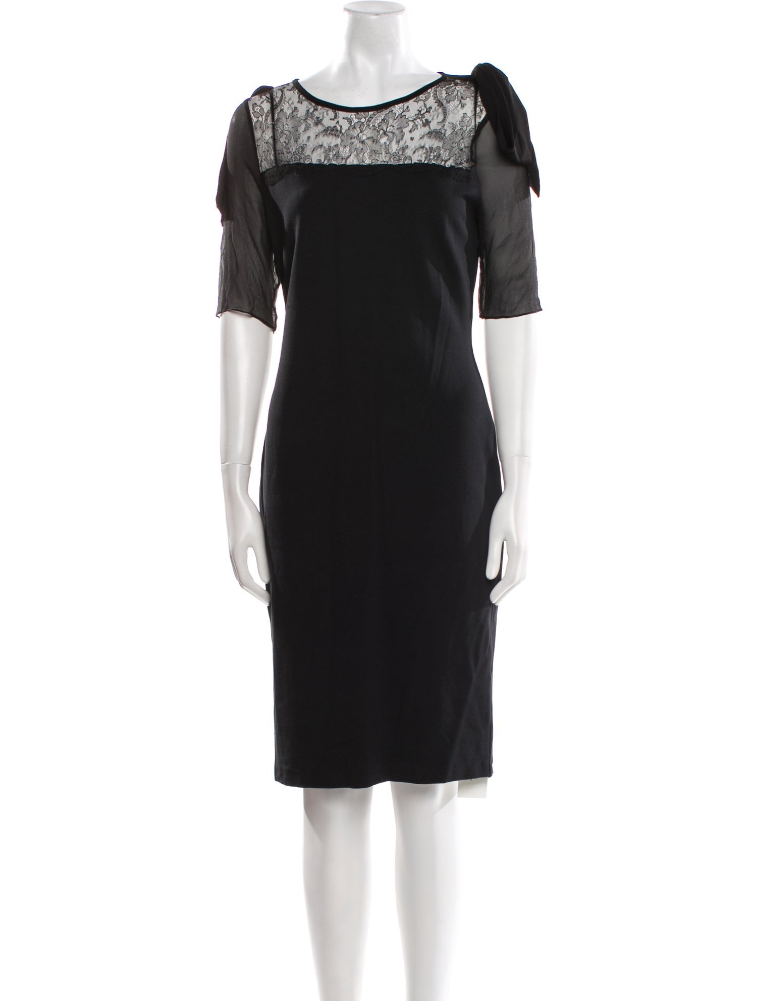Red Valentino Wool Knee-Length Dress