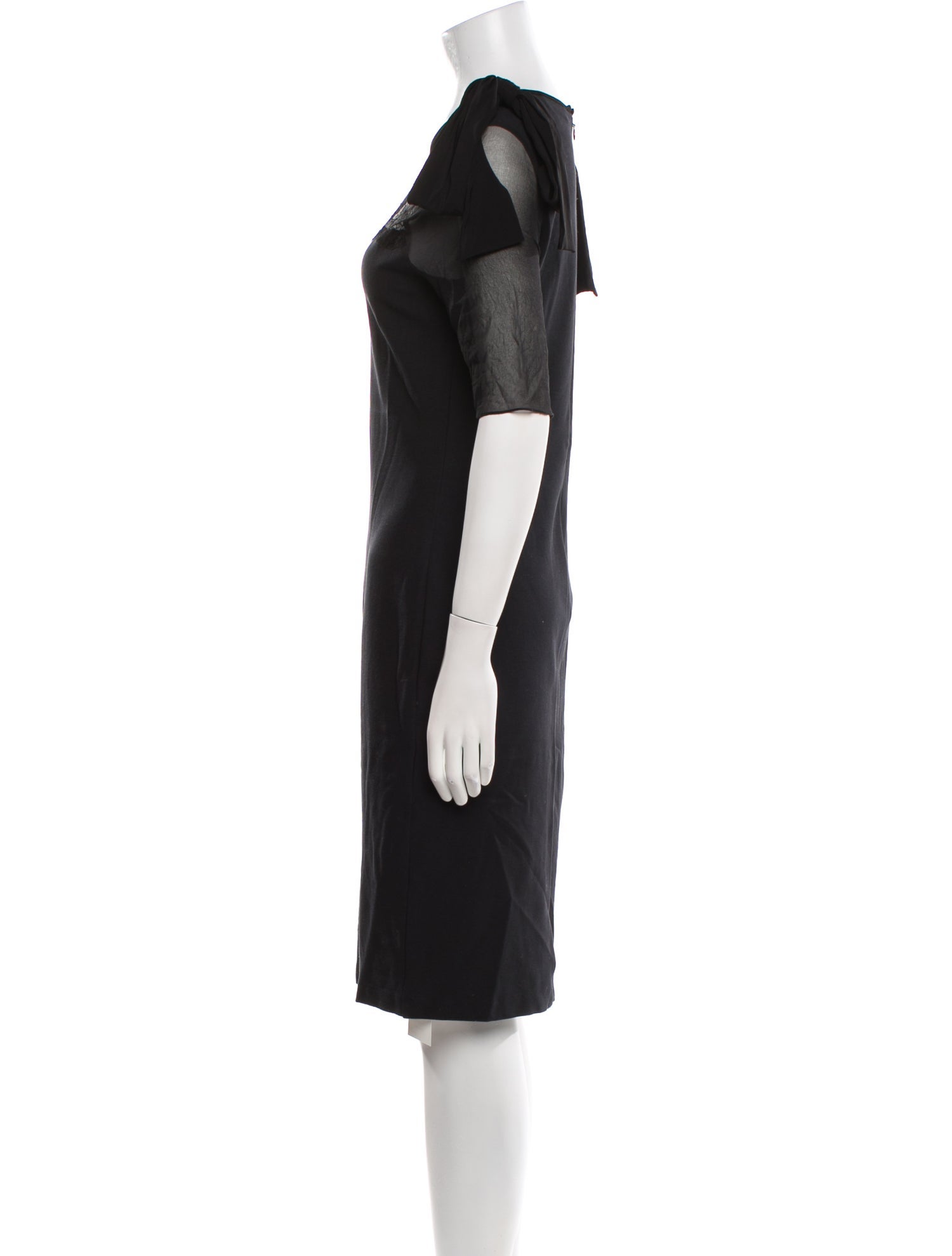 Red Valentino Wool Knee-Length Dress