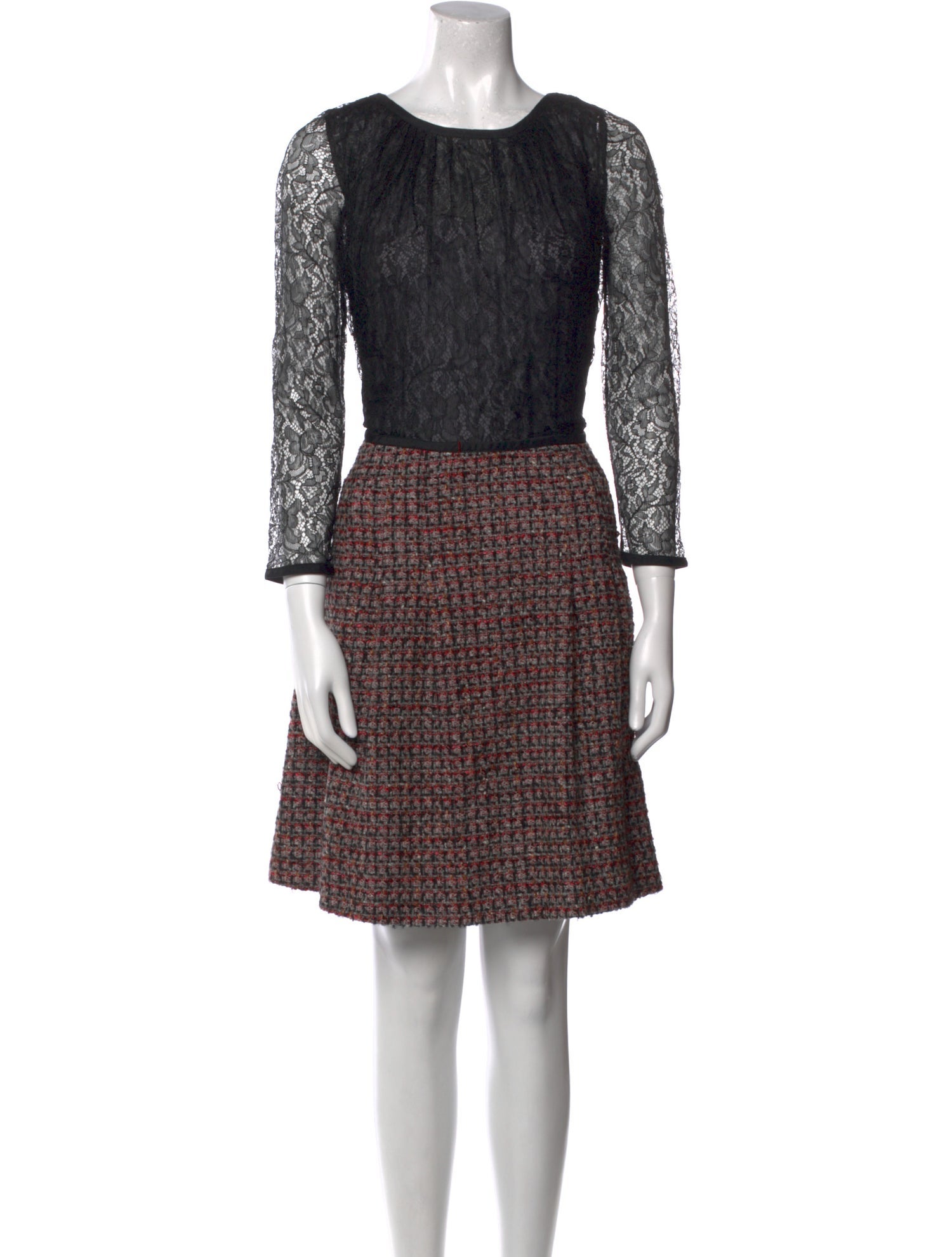 Red Valentino Wool Mini Dress
