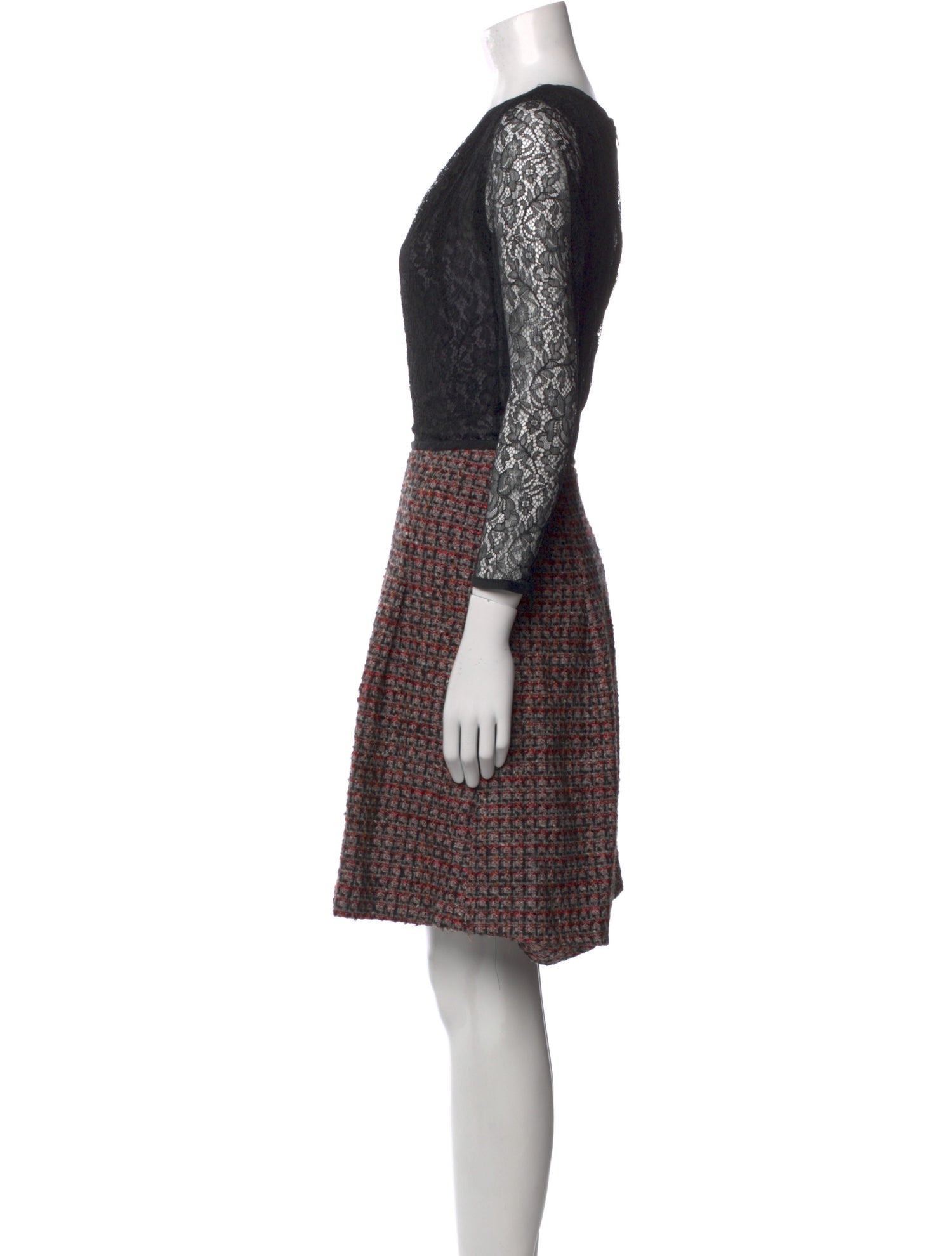 Red Valentino Wool Mini Dress