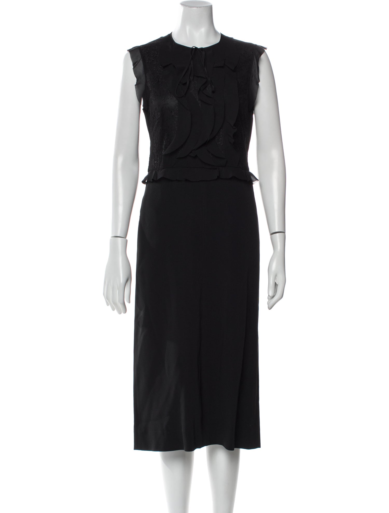 Red Valentino Wool Midi Length Dress