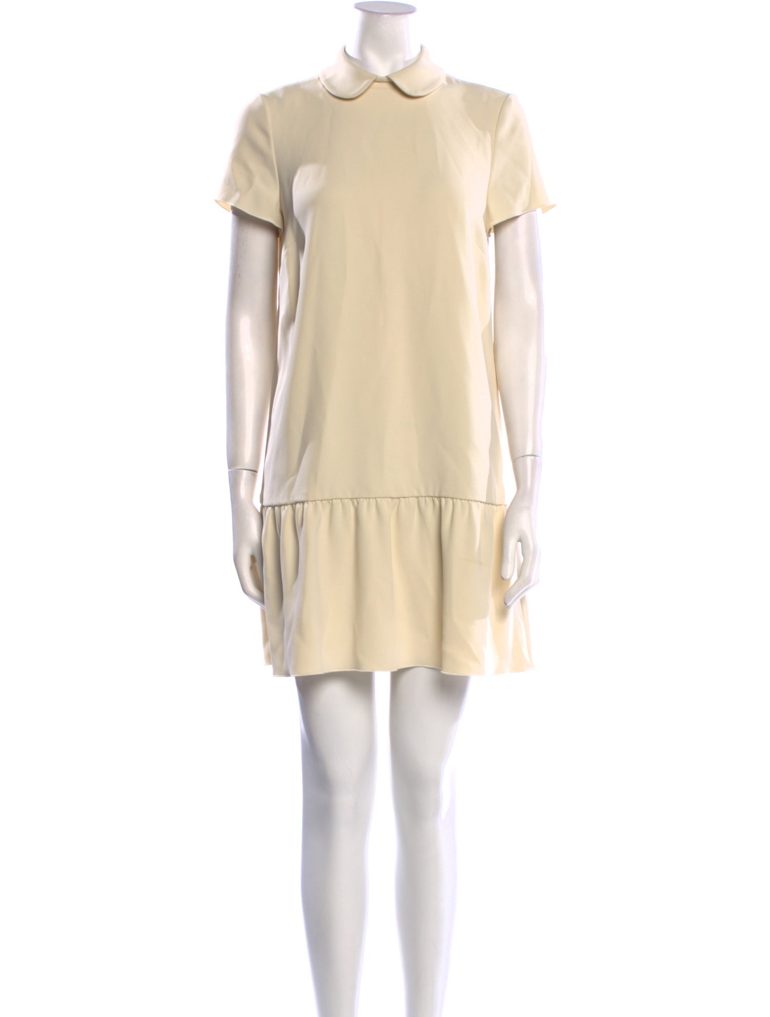 Red Valentino Mock Neck Mini Dress