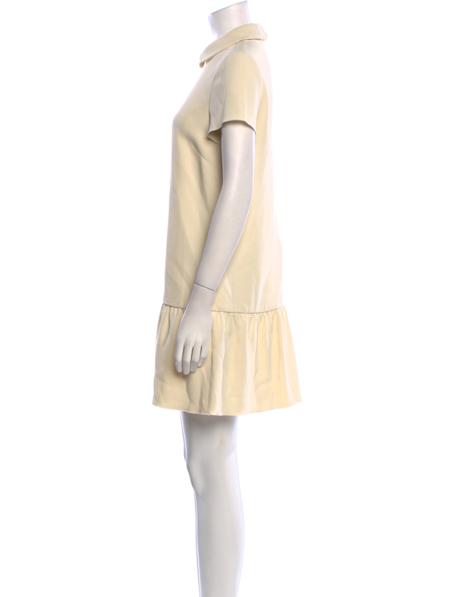 Red Valentino Mock Neck Mini Dress