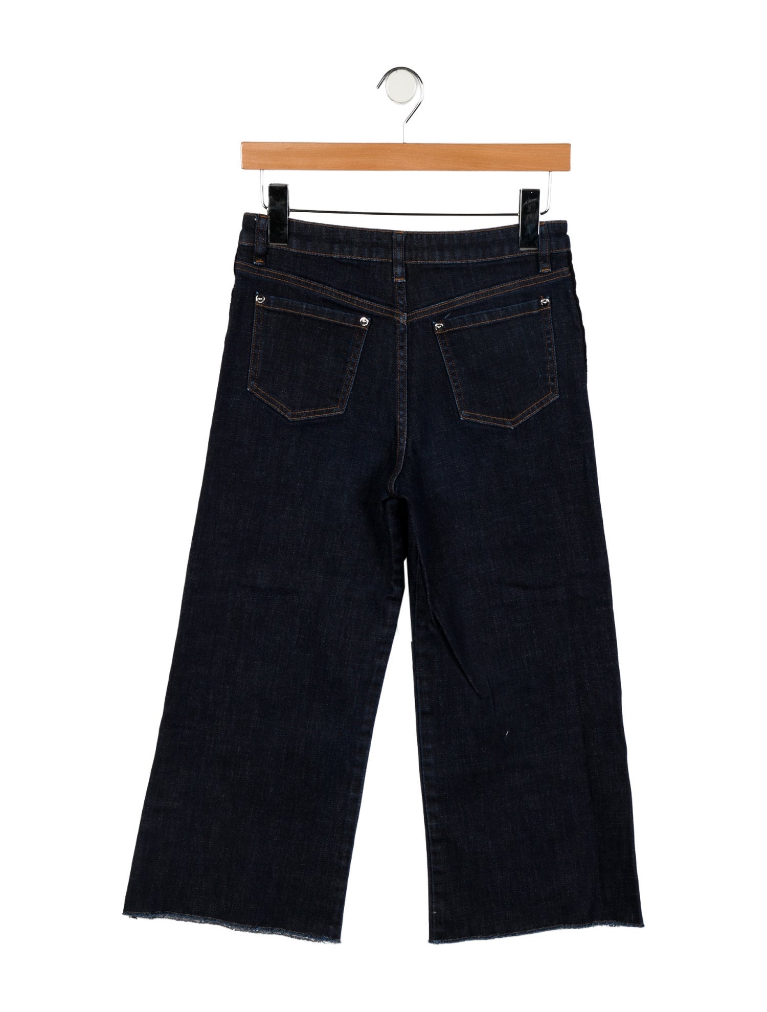 Red Valentino Mid-Rise Wide Leg Jeans