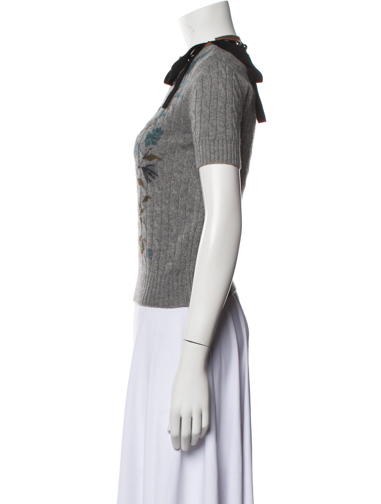 Red Valentino Wool Printed Sweater