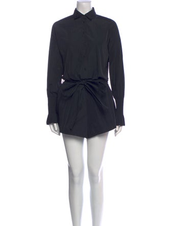 Red Valentino Turtleneck Romper