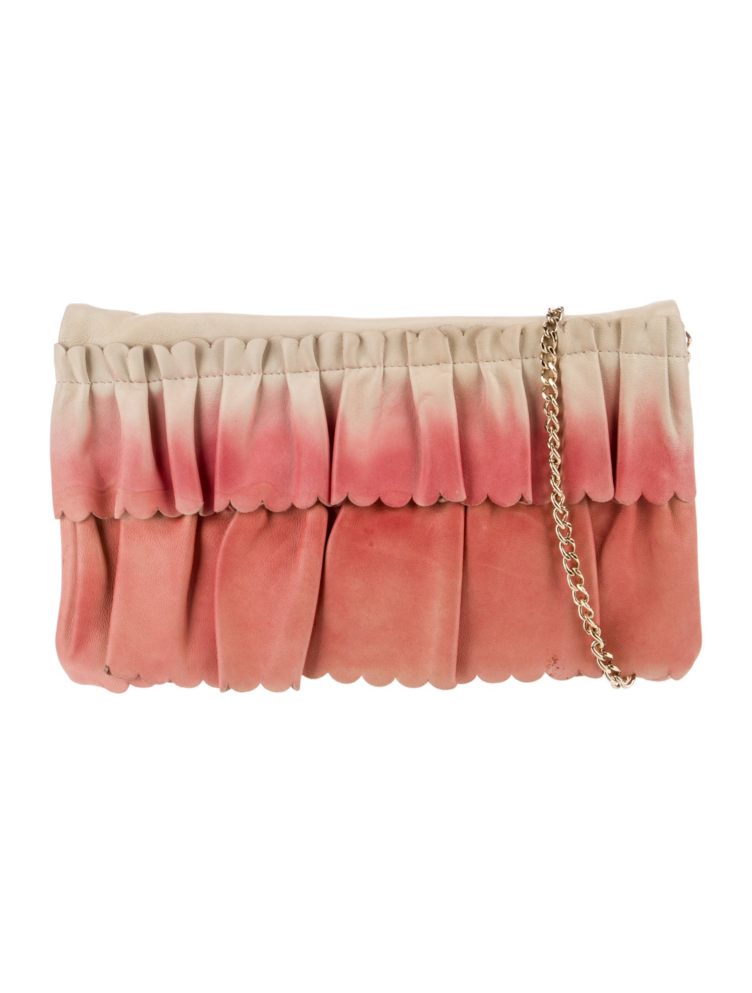 Red Valentino Leather Clutch