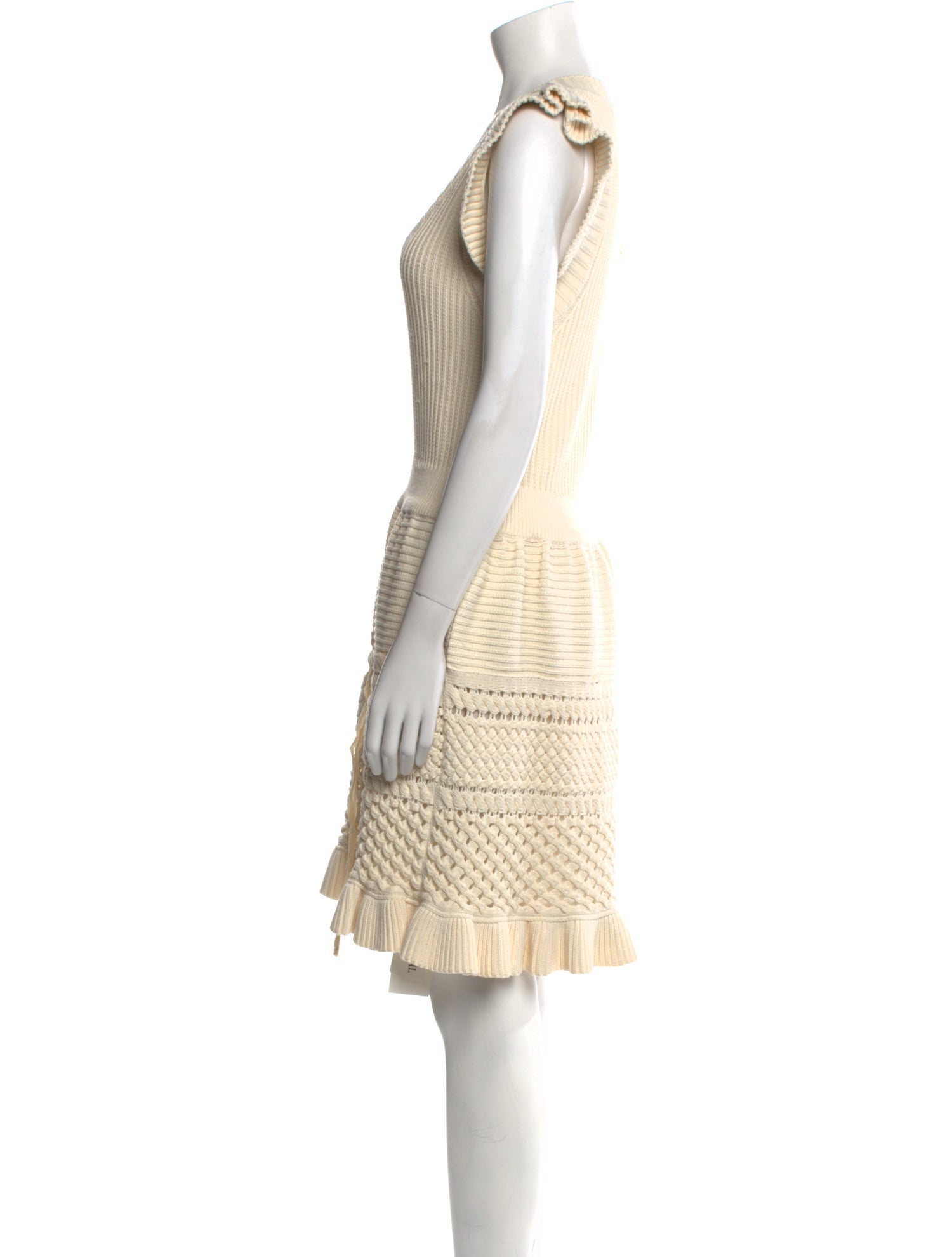 Red Valentino Striped Mini Dress