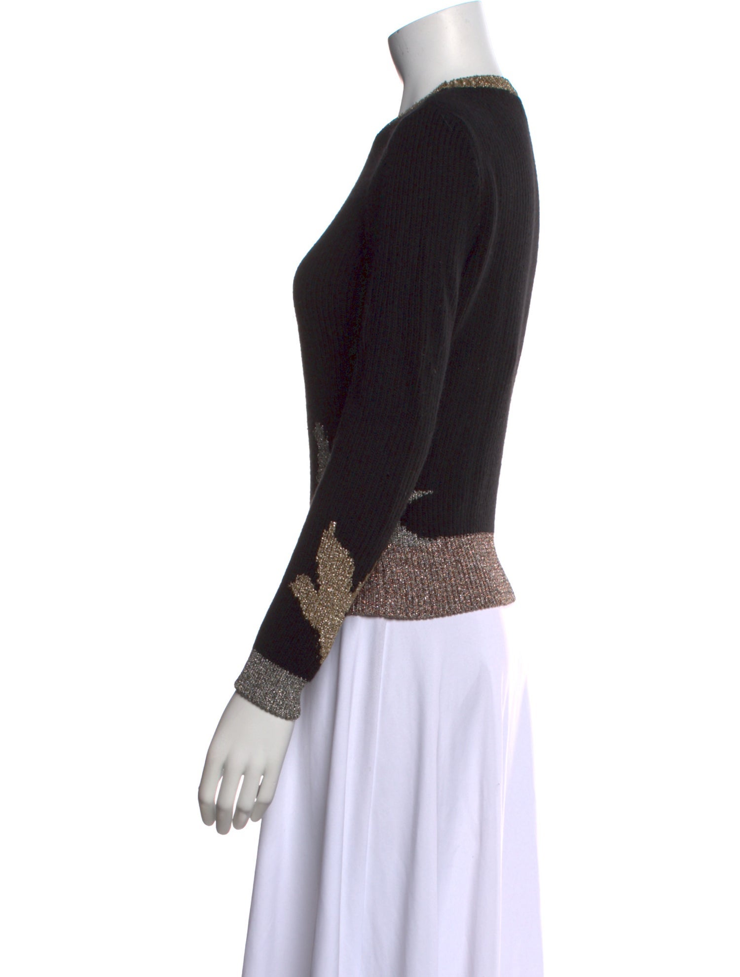 Red Valentino Wool Printed Sweater