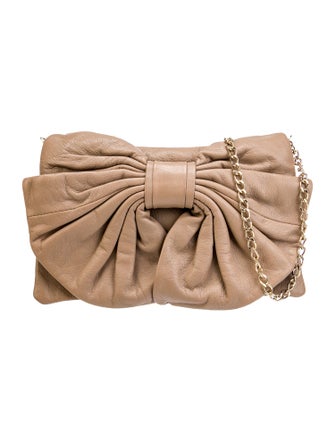 Red Valentino Leather Evening Bag