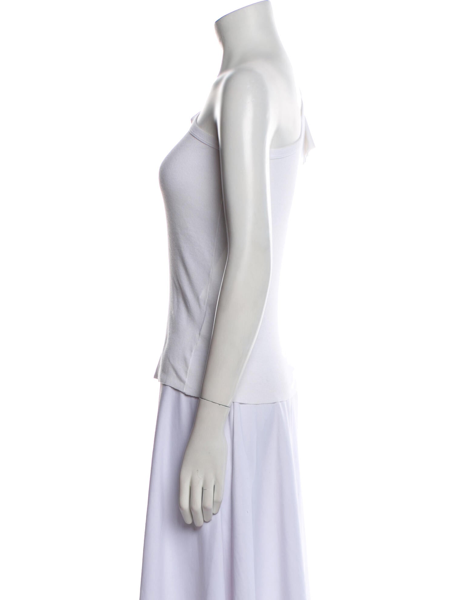 Red Valentino One-Shoulder Sleeveless Top