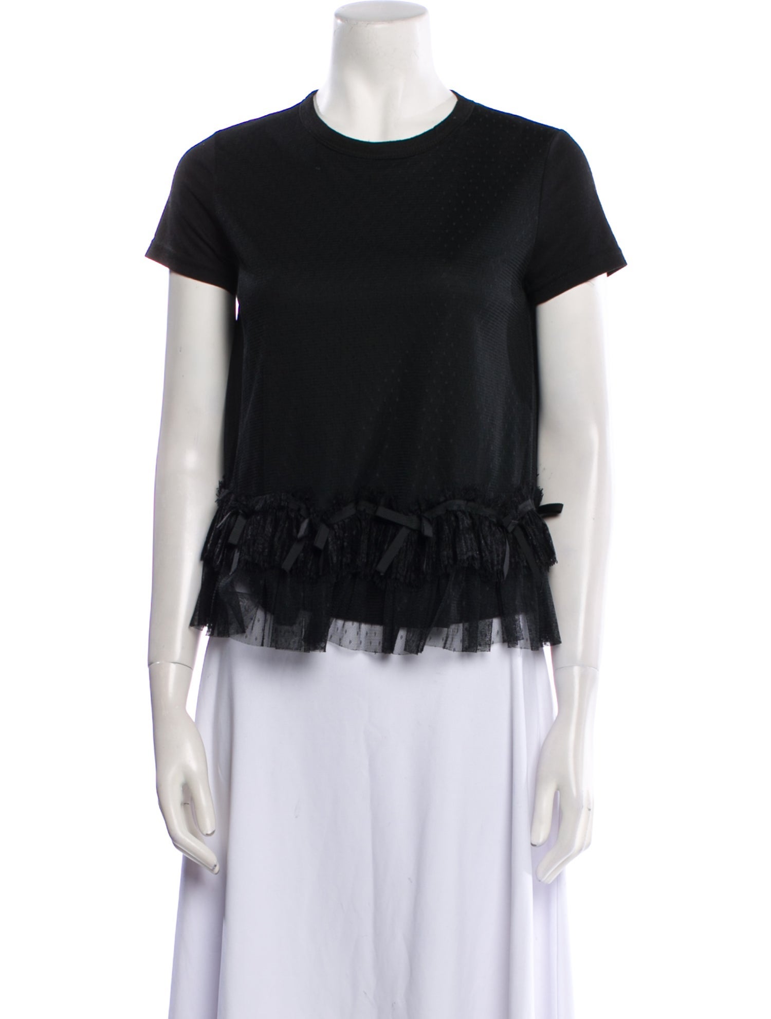 Red Valentino Crew Neck Short Sleeve T-Shirt