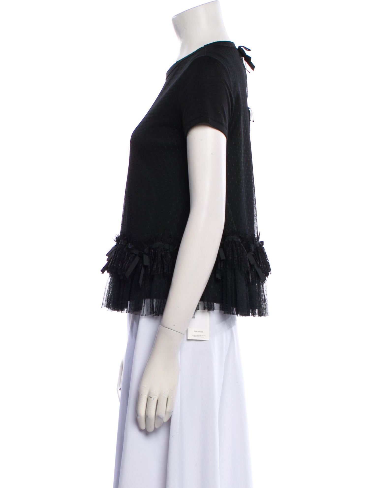 Red Valentino Crew Neck Short Sleeve T-Shirt