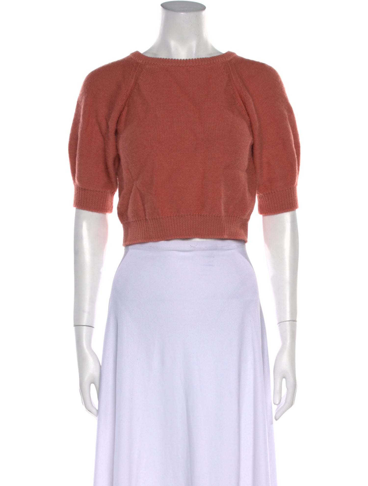 Red Valentino Virgin Wool Scoop Neck Sweater