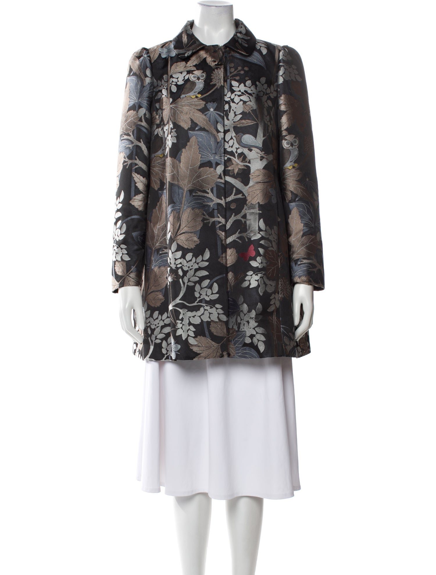 Red Valentino Floral Print Evening Jacket