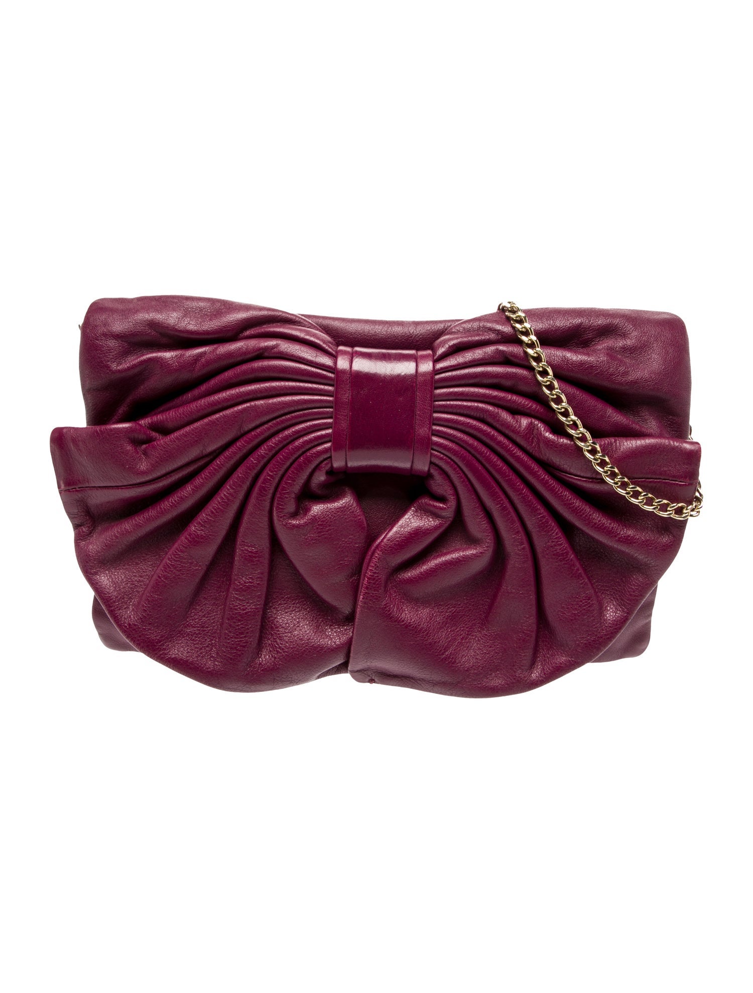 Red Valentino Leather Evening Bag