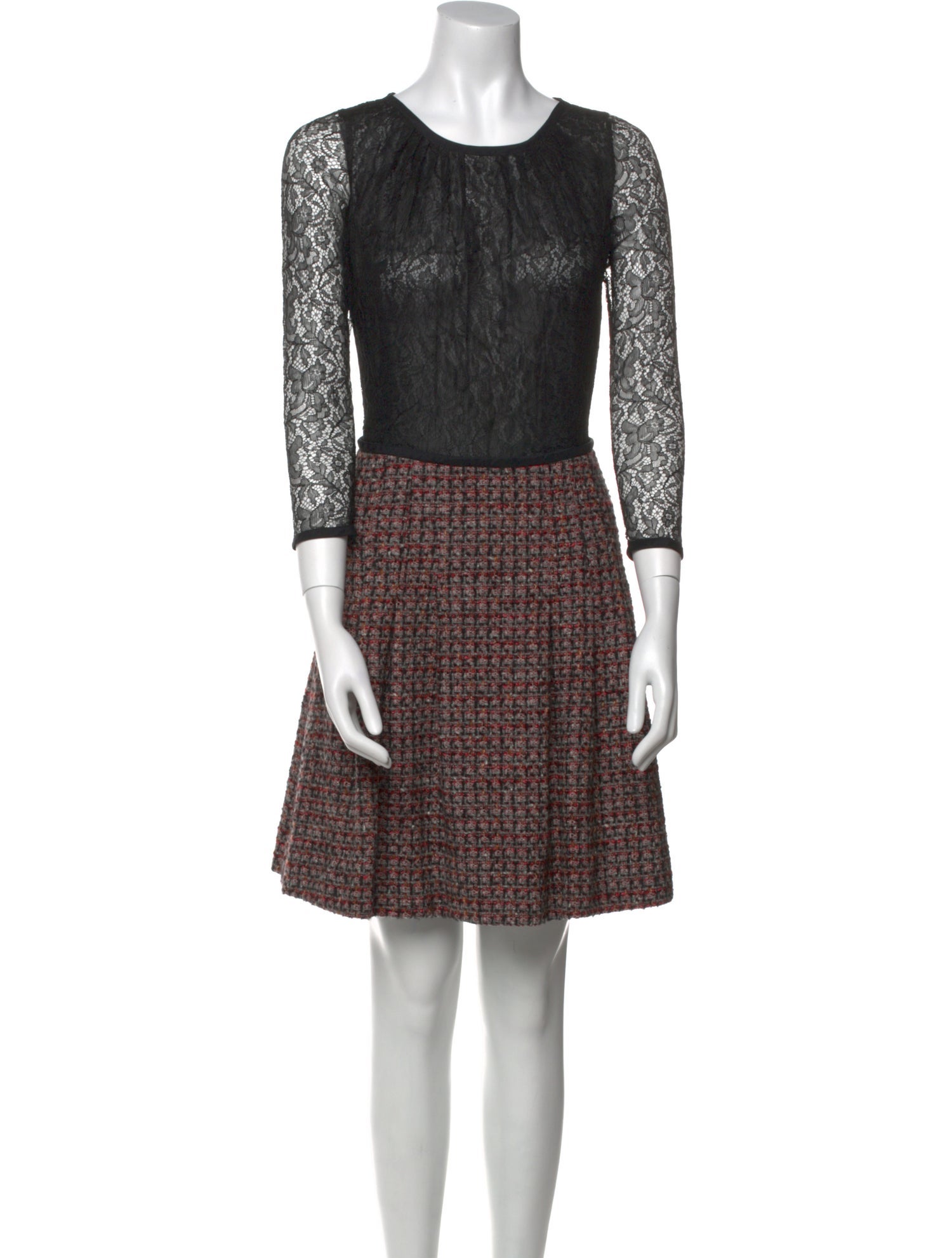 Red Valentino Wool Mini Dress