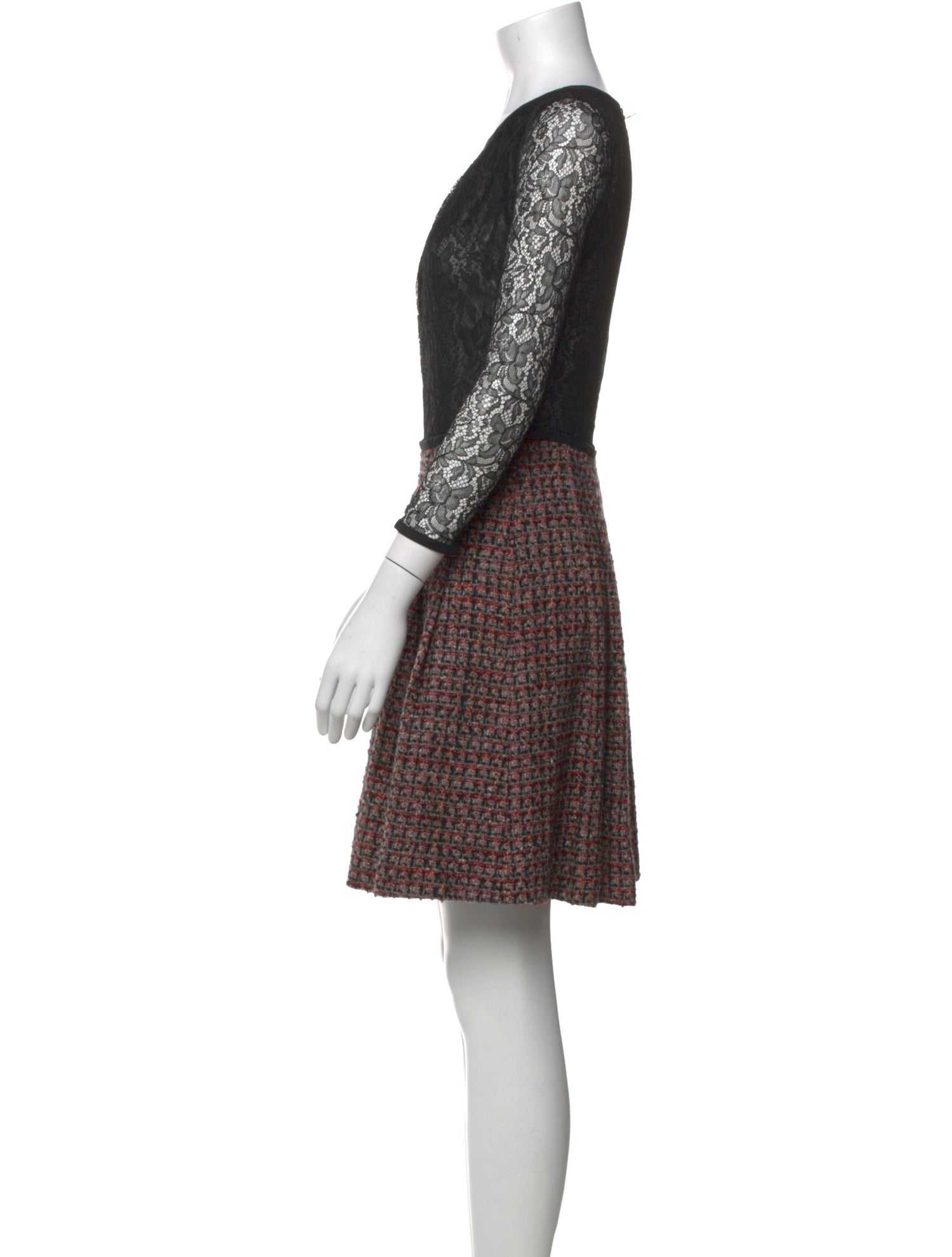 Red Valentino Wool Mini Dress
