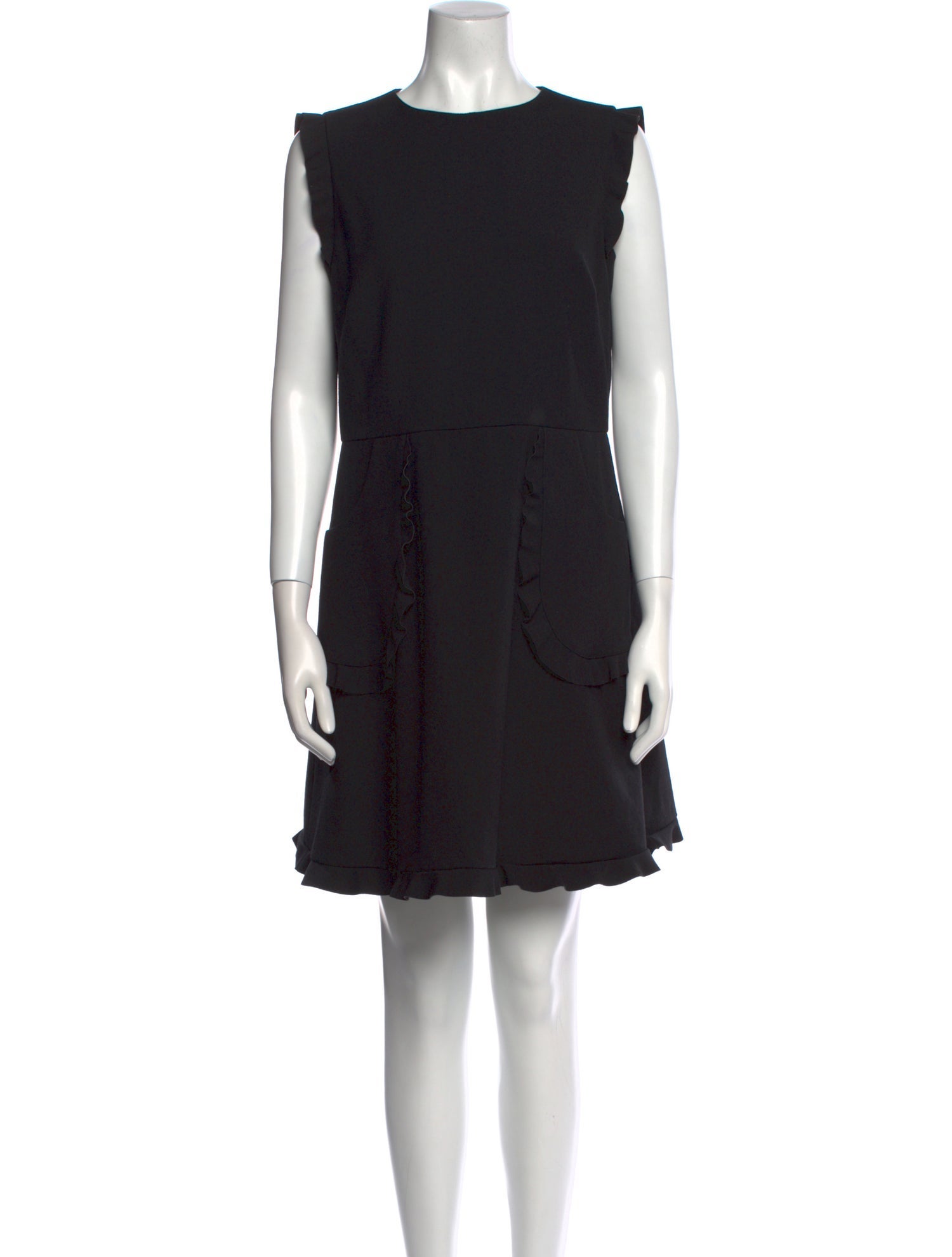 Red Valentino Crew Neck Mini Dress