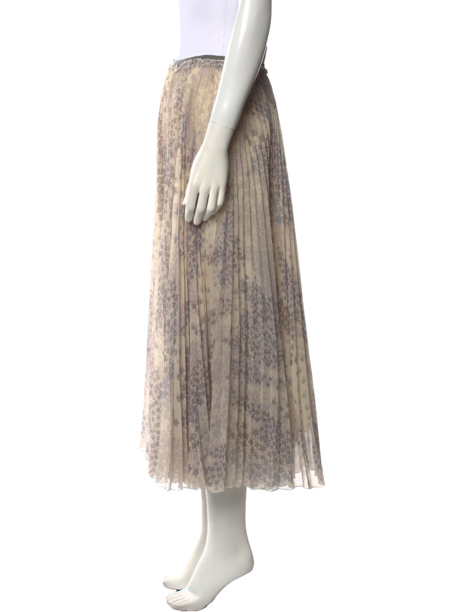 Red Valentino Printed Midi Length Skirt