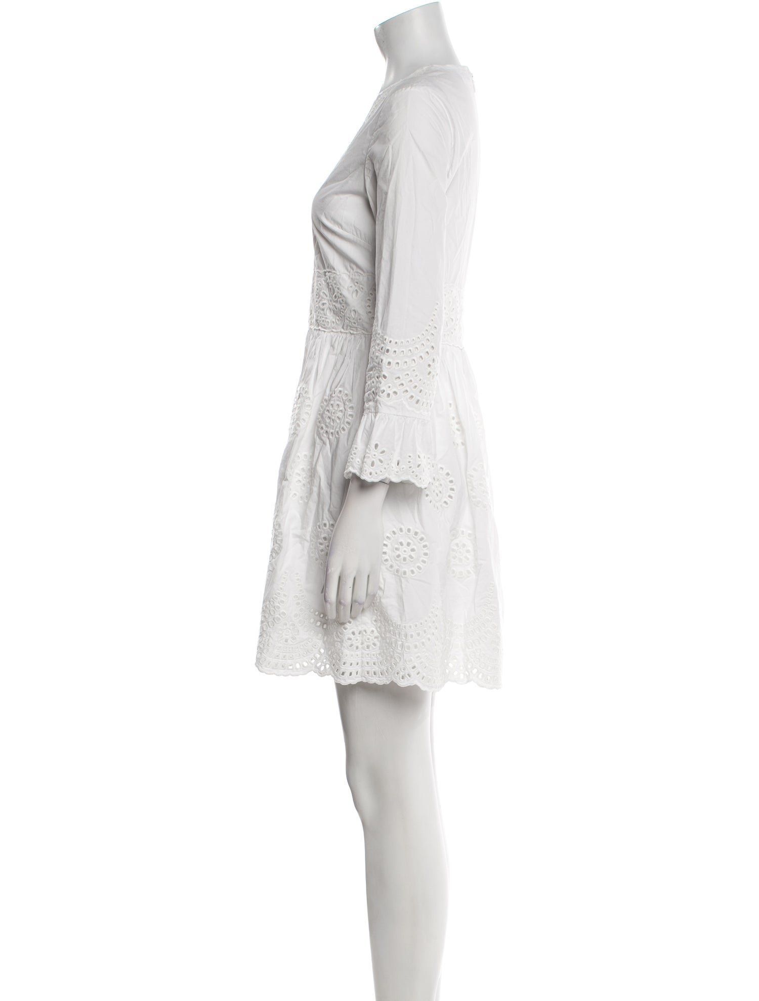 Red Valentino V-Neck Mini Dress