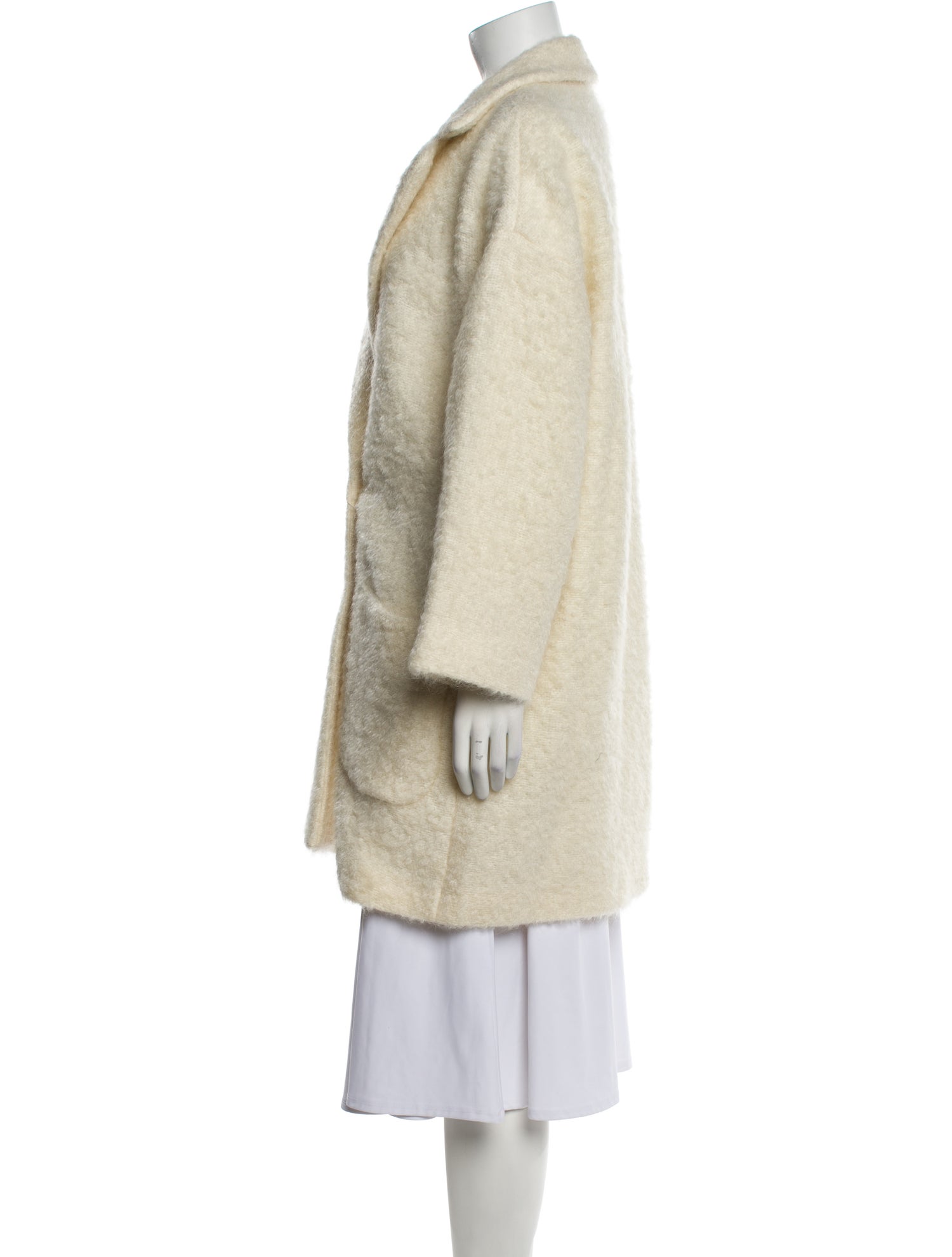 Red Valentino Mohair Faux Fur Coat w/ Tags