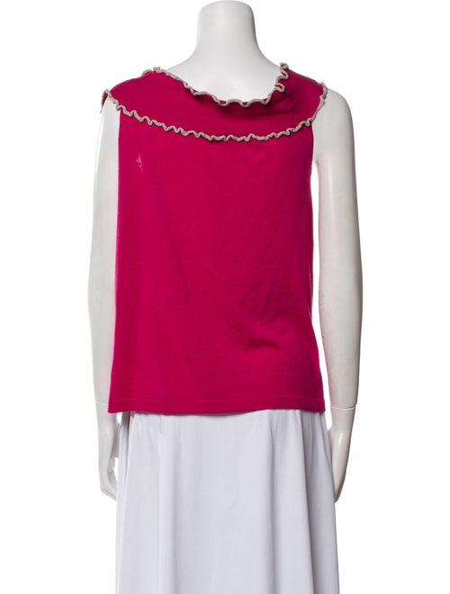 Red Valentino Wool One-Shoulder Blouse