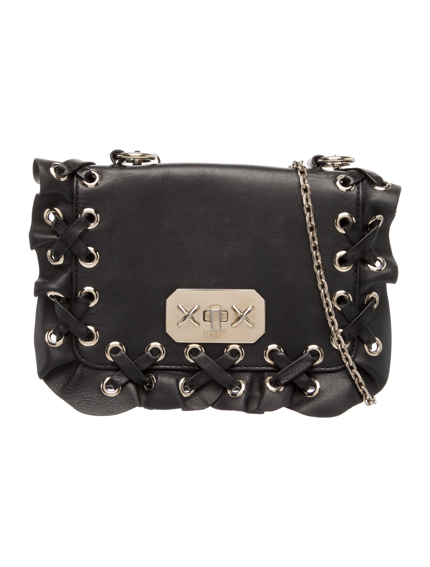 Red Valentino Leather Shoulder Bag