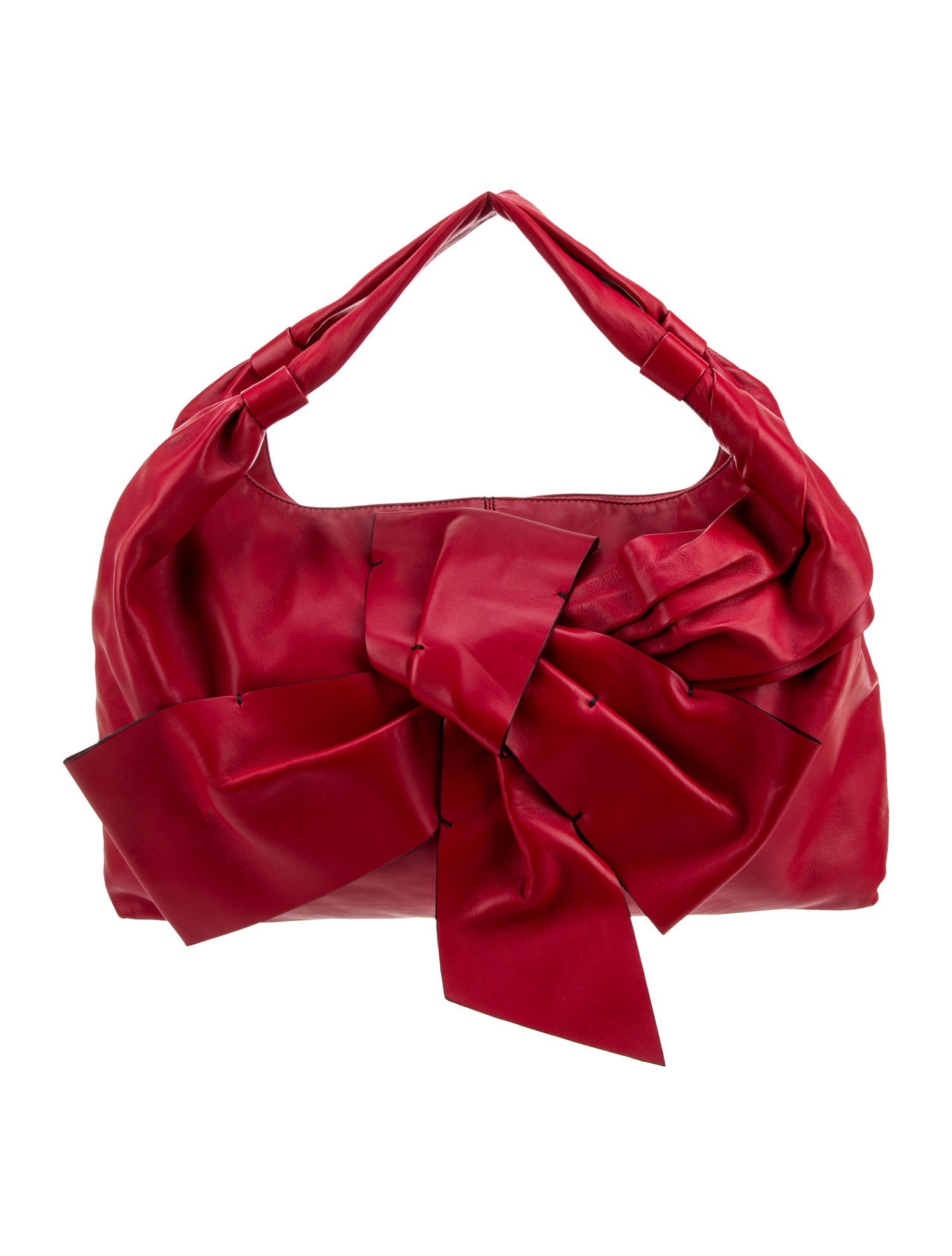 Red Valentino Leather Hobo