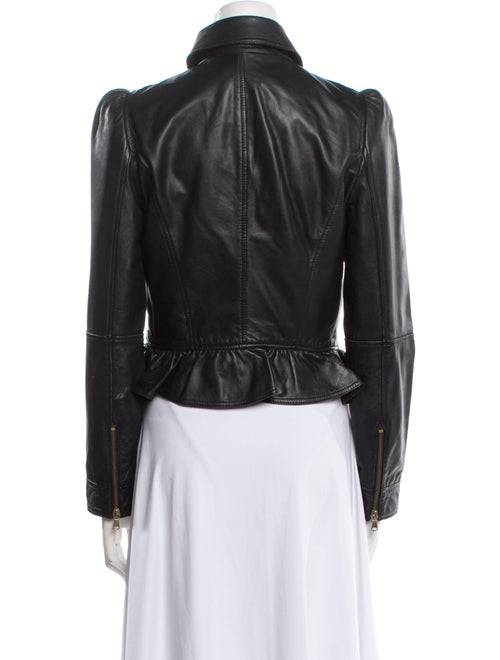 Red Valentino Leather Biker Jacket