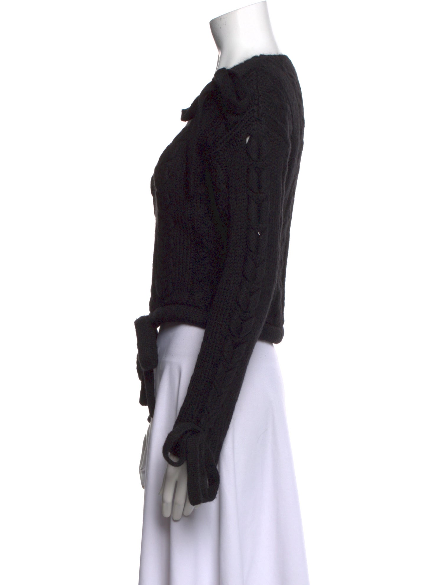 Red Valentino Wool Graphic Print Sweater