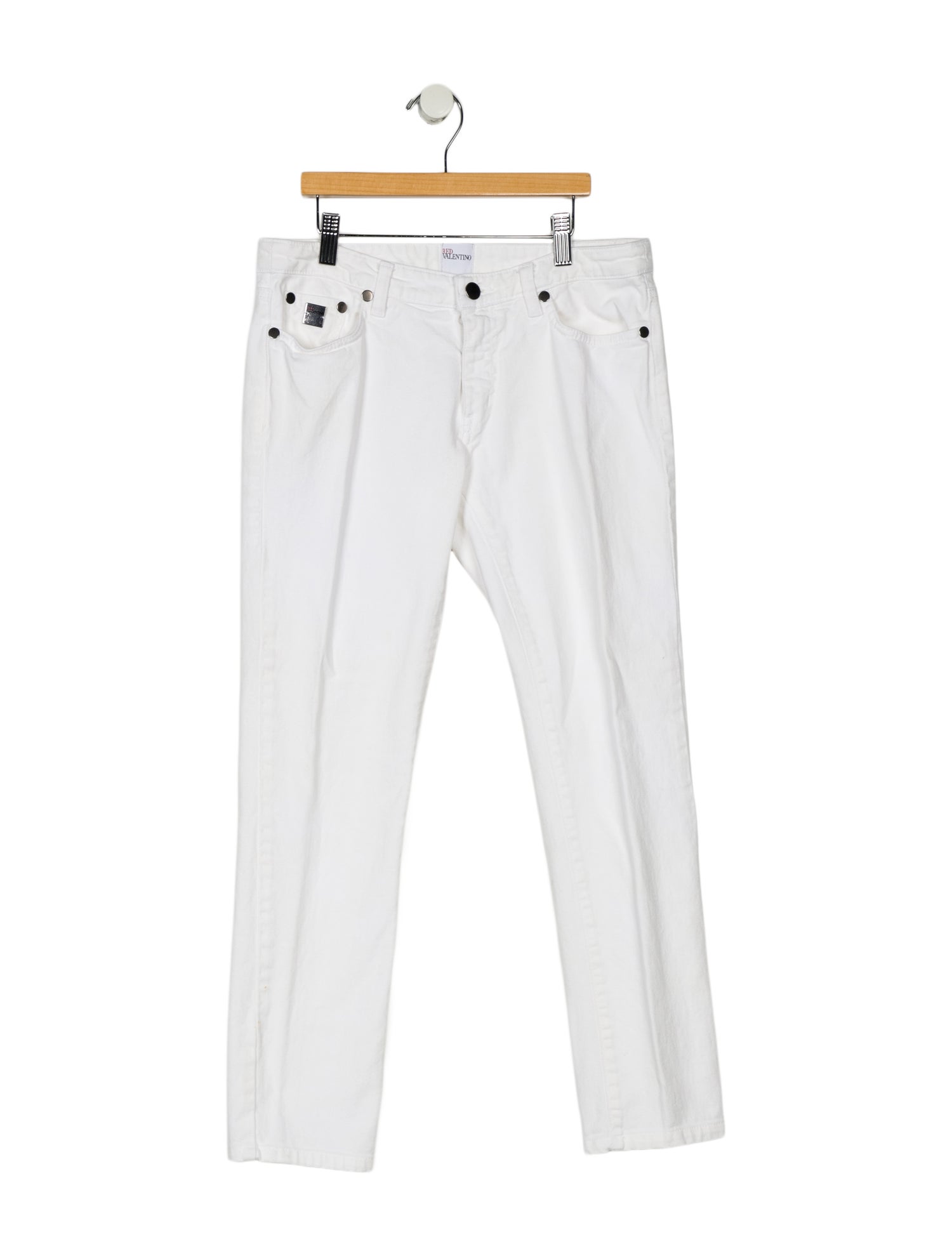 Red Valentino Low-Rise Straight Leg Jeans