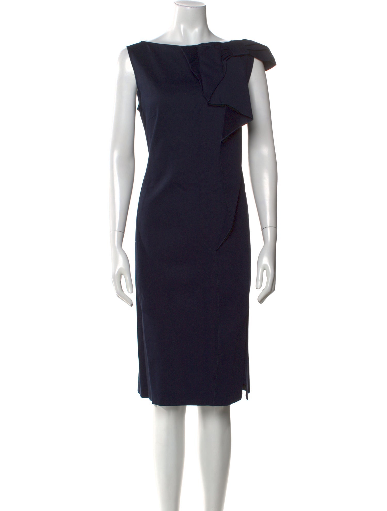 Red Valentino Bateau Neckline Midi Length Dress