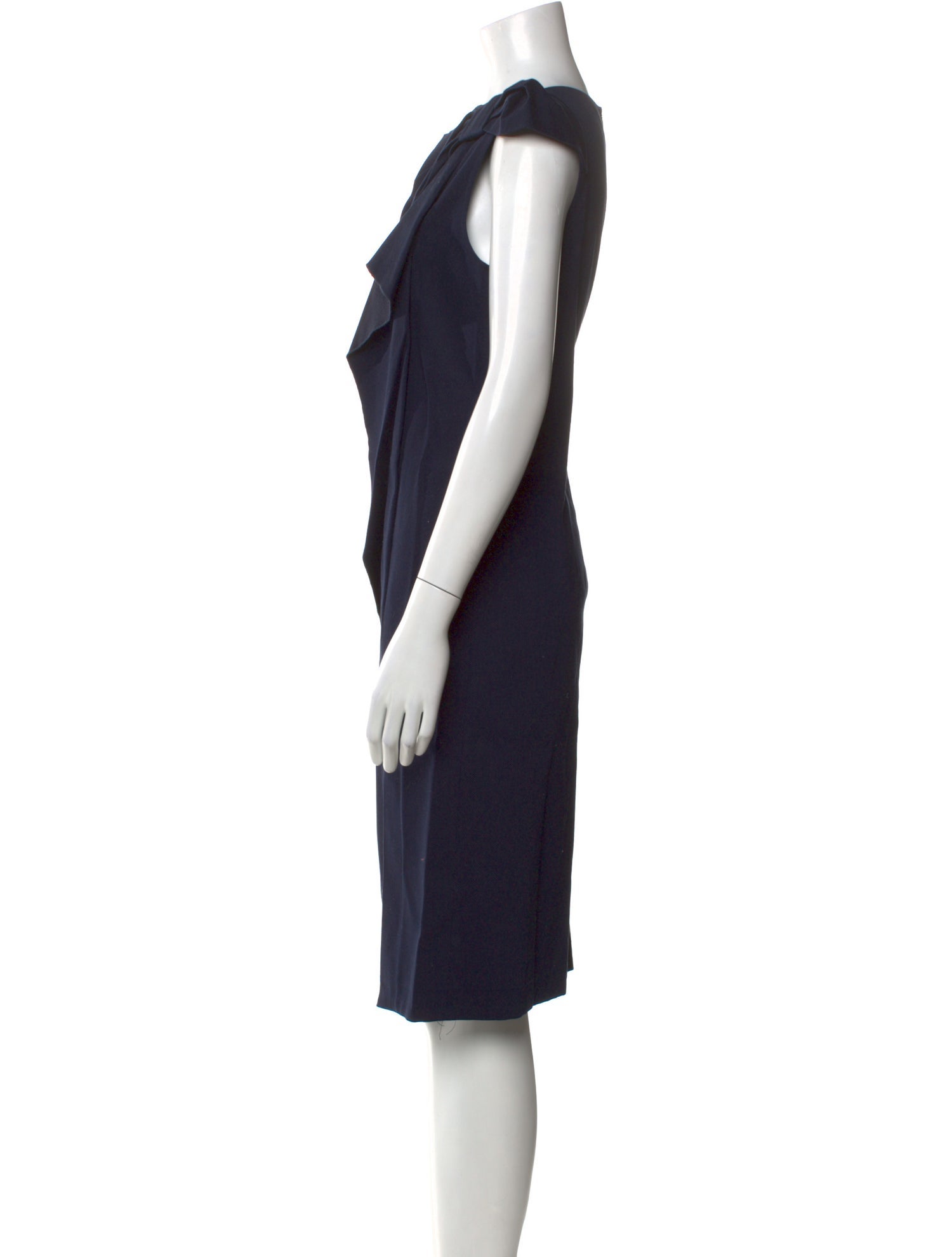 Red Valentino Bateau Neckline Midi Length Dress