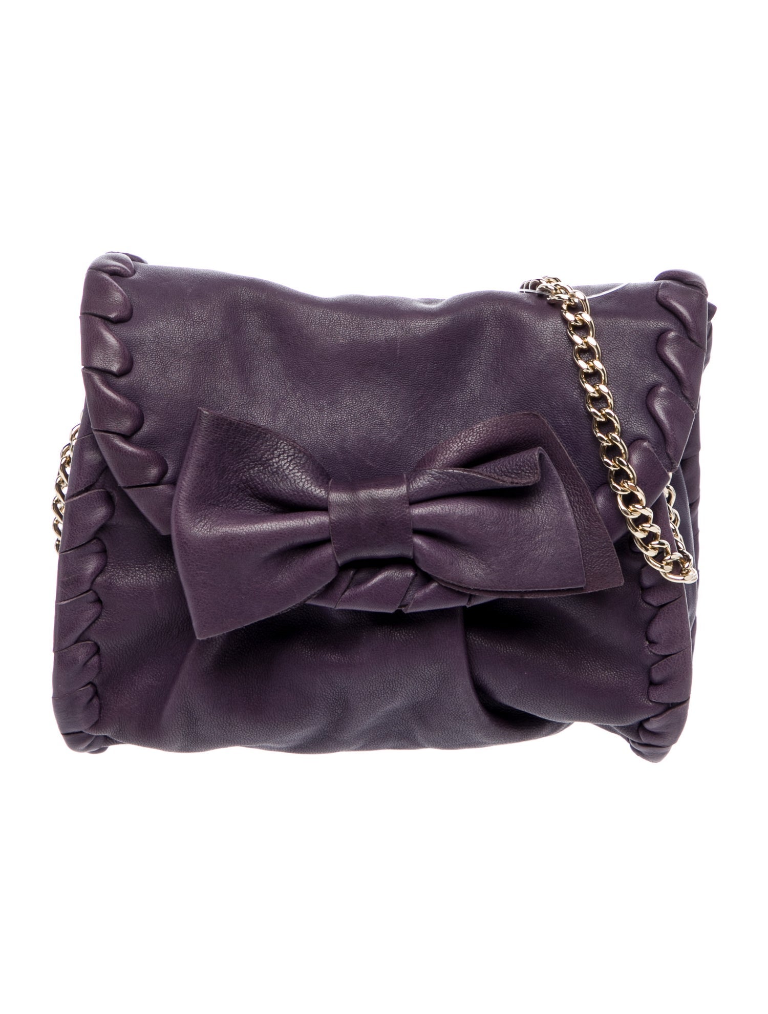 Red Valentino Leather Evening Bag