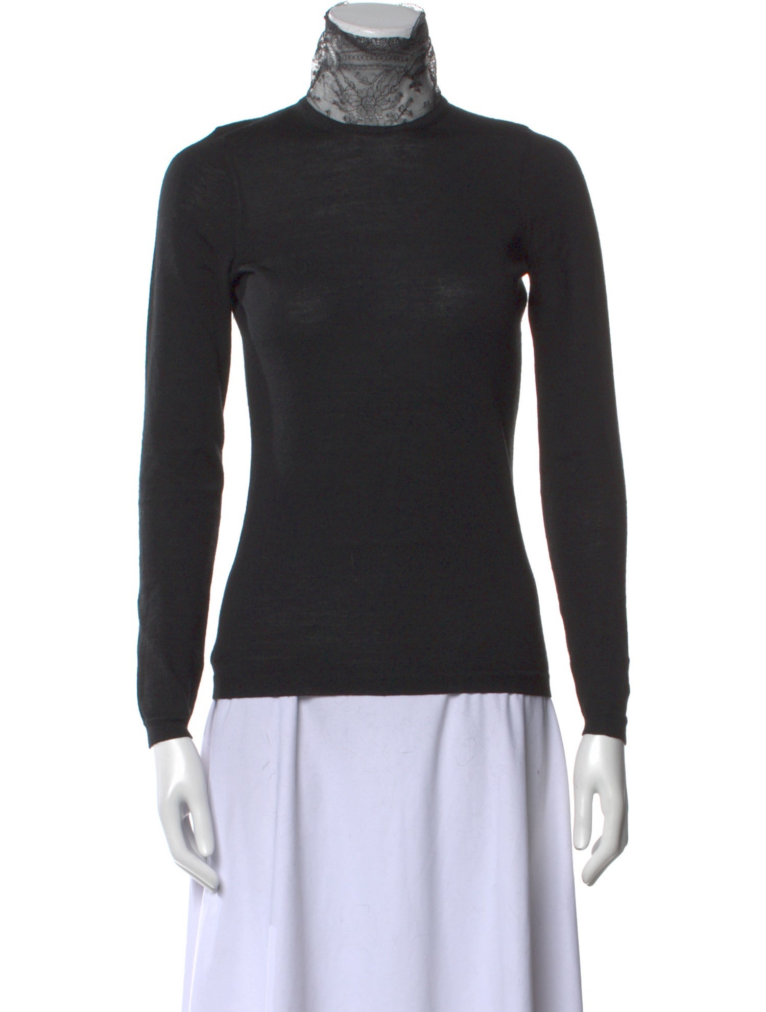 Red Valentino Virgin Wool Turtleneck Sweater