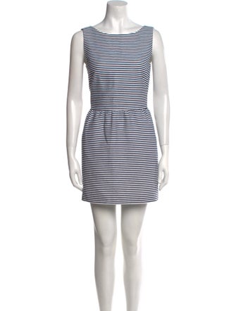 Red Valentino Striped Mini Dress
