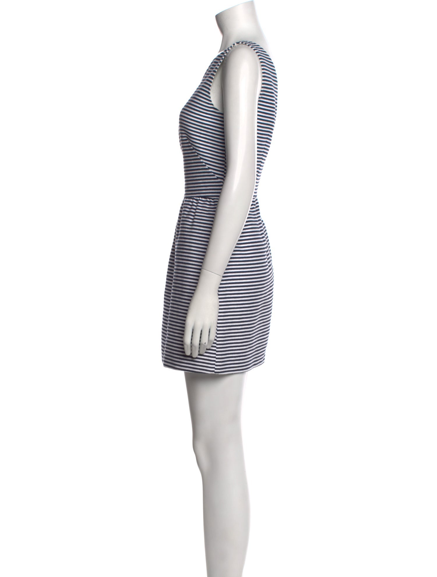 Red Valentino Striped Mini Dress