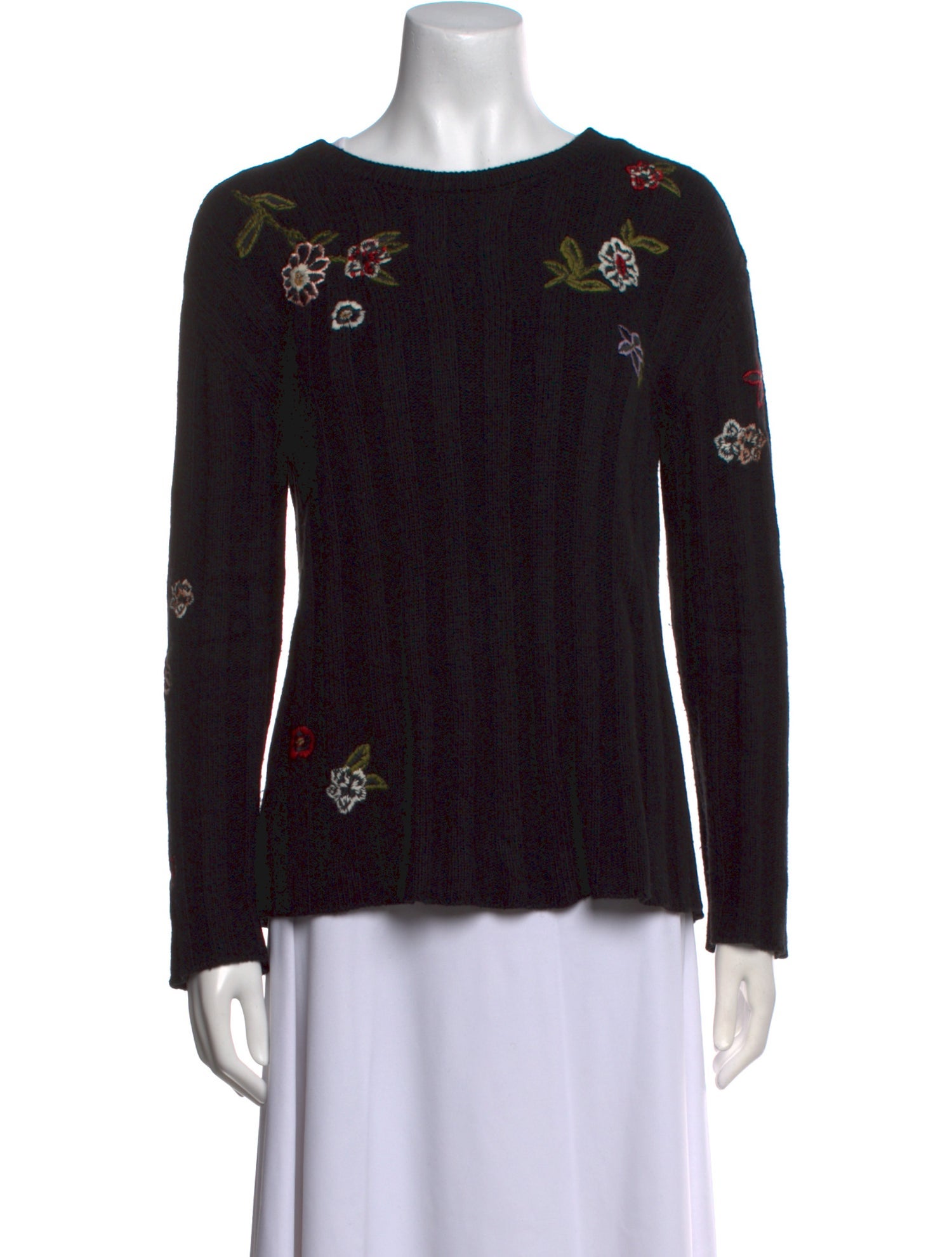 Red Valentino Wool Printed Sweater