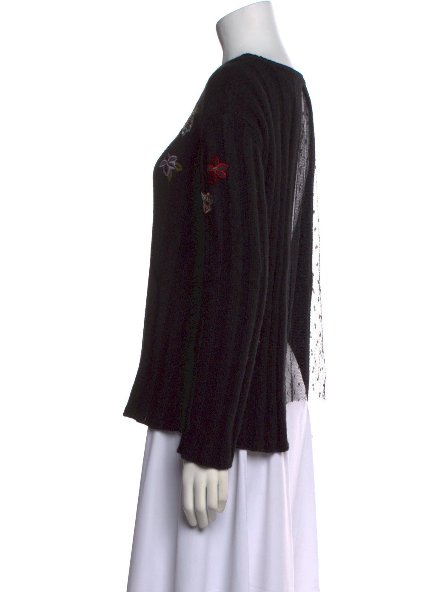 Red Valentino Wool Printed Sweater