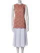 Red Valentino Crew Neck Sleeveless Tunic
