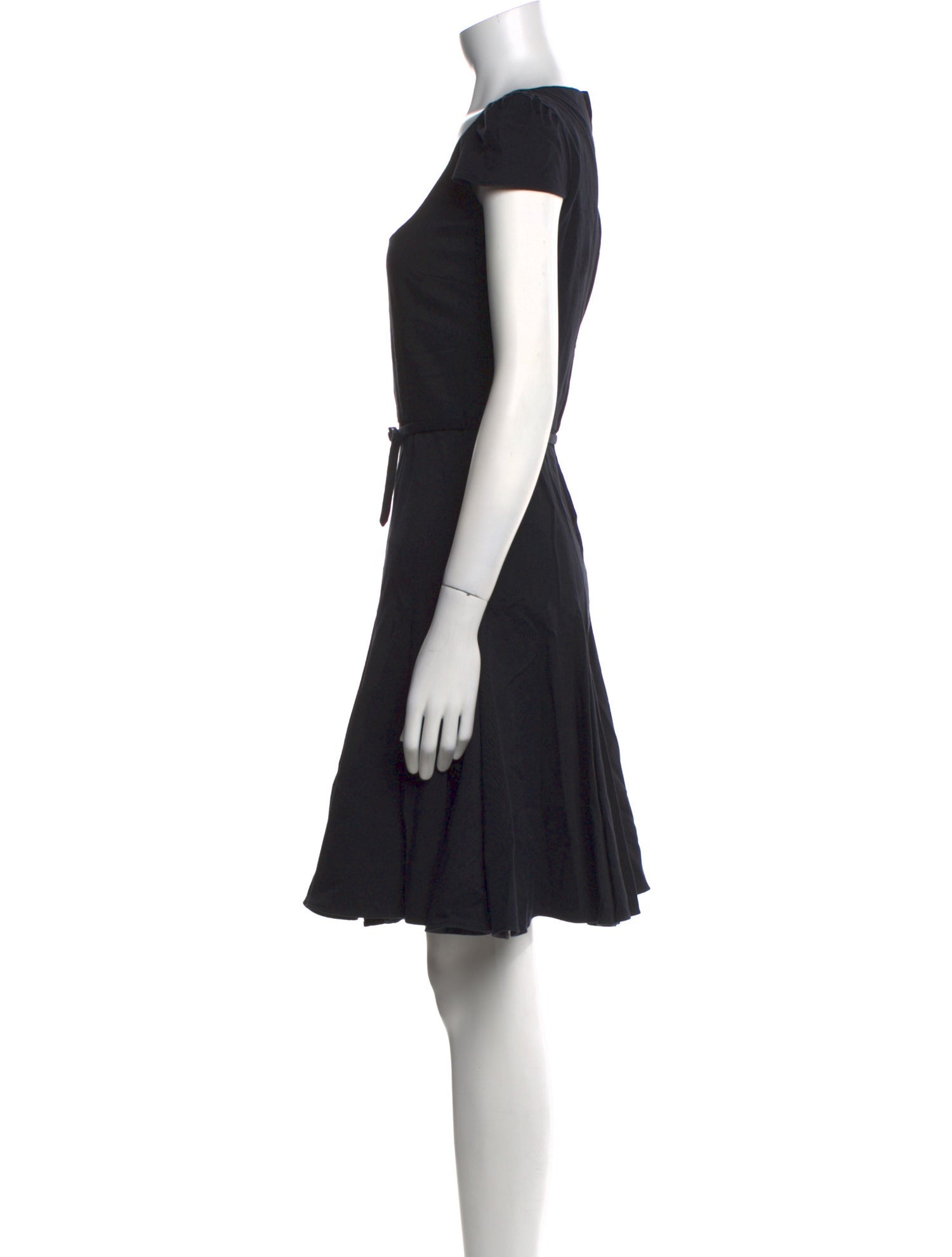 Red Valentino Square Neckline Knee-Length Dress
