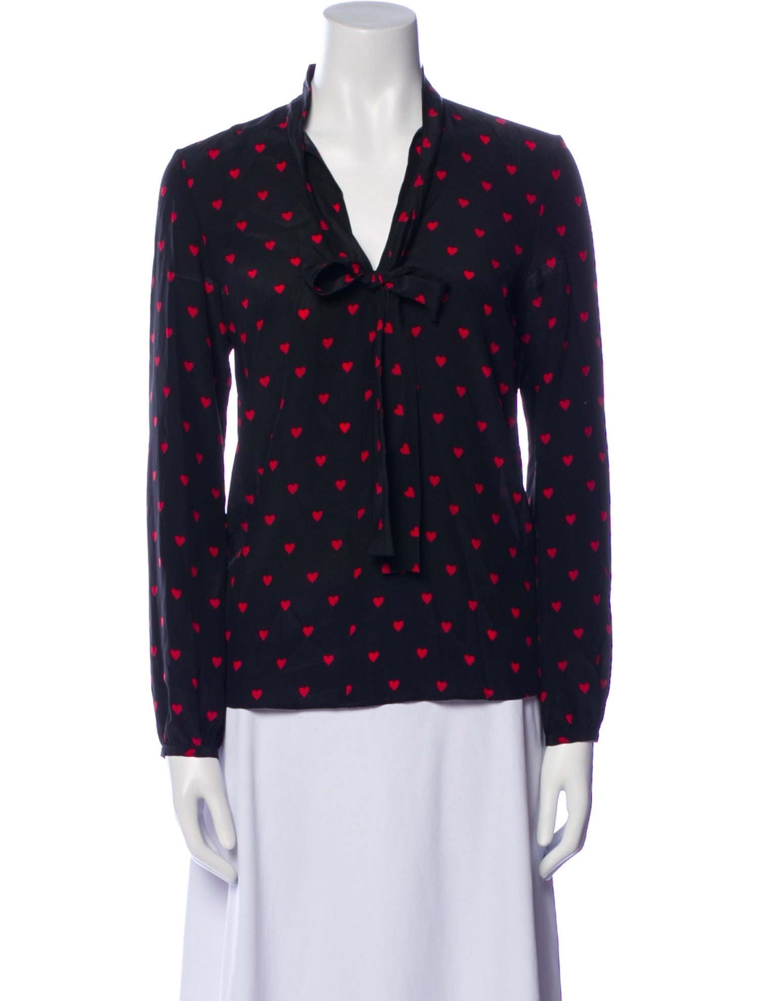 Red Valentino Silk Printed Blouse