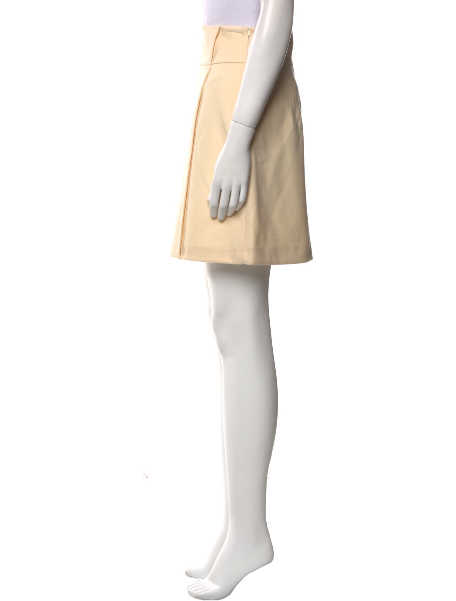 Red Valentino Virgin Wool Mini Skirt