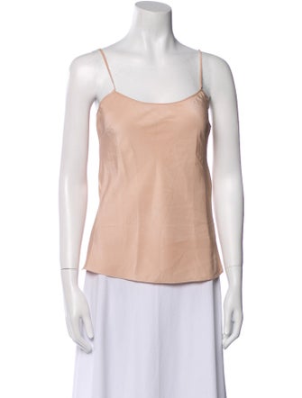 Red Valentino Square Neckline Sleeveless Top