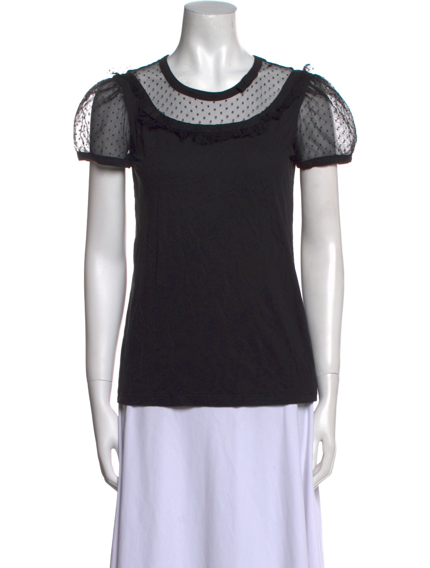 Red Valentino Crew Neck Short Sleeve T-Shirt