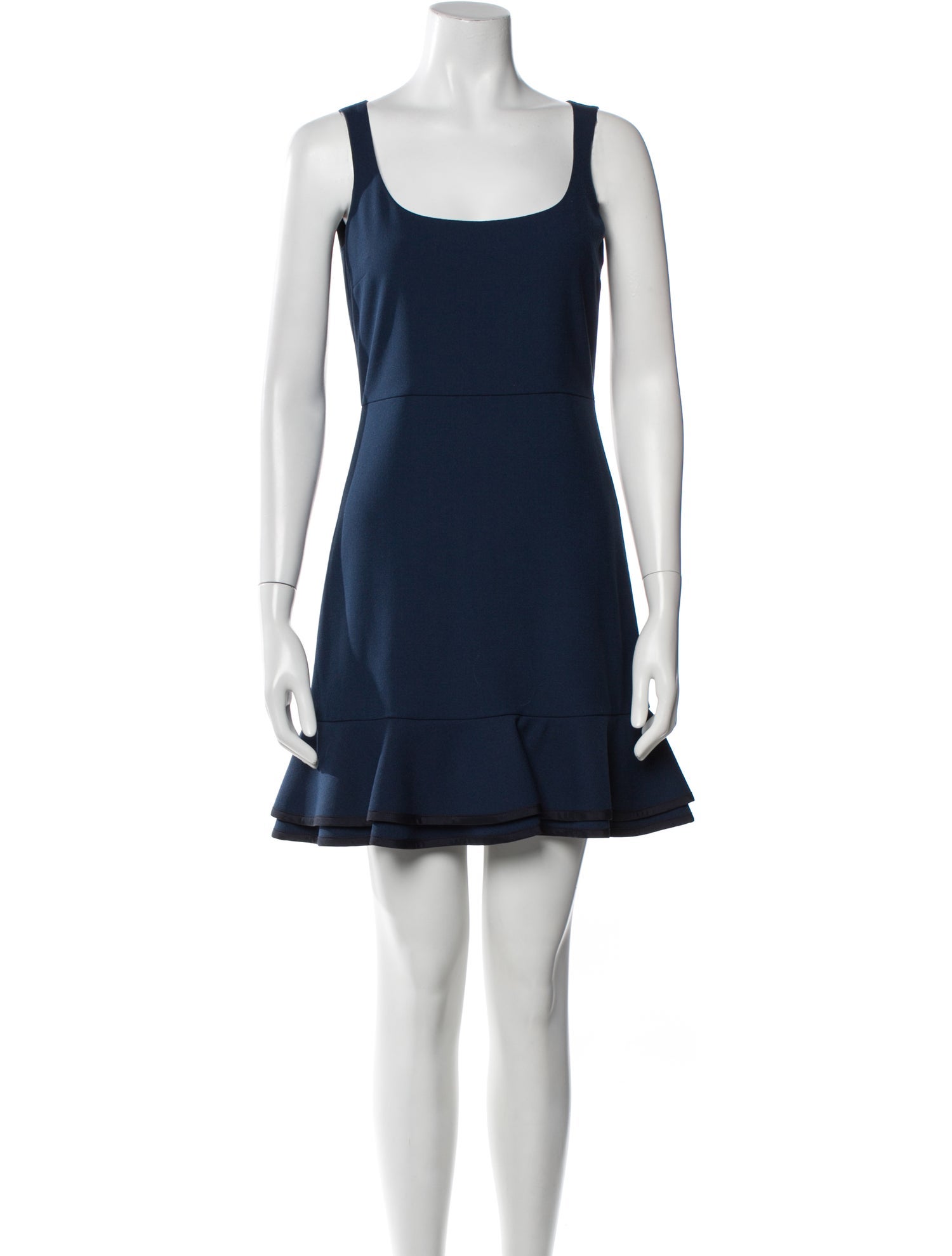 Red Valentino Scoop Neck Mini Dress