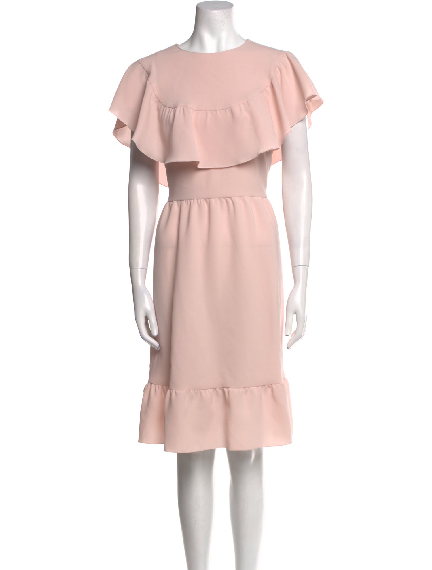 Red Valentino Crew Neck Knee-Length Dress w/ Tags
